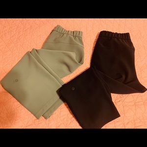 Sporty pair of Lululemon Keep Moving Crop